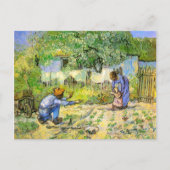 ファーストステップ（ミレット後）ヴァンゴッホファインアート ポストカード (正面)
