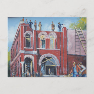 ファーストステートバンクの建設 ポストカード