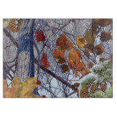 ファーストスノーウィンターカモフラージュスタイル カッティングボード (正面)