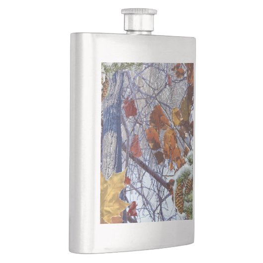 ファーストスノーウィンターカモフラージュスタイル フラスク (右)