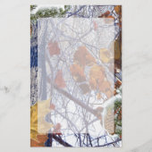 ファーストスノーウィンターカモフラージュスタイル 便箋 (正面)