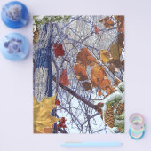 ファーストスノーウィンターカモフラージュプリント チラシ (シングル)