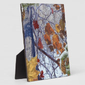 ファーストスノーウィンターカモフラージュプリント フォトプラーク (側面)