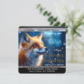 ファーストスノーキツネ年間クリスマスパーティー 招待状 (スタンド正面)