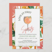 ファーストスプリッツでの恋のお誘い 招待状 (正面/裏面)