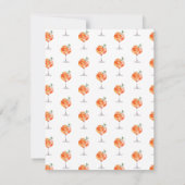 ファーストスプリッツで恋に落ちた ゲスフー ブライダルシャワーゲーム 招待状 (裏面)