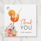 ファーストスプリッツの恋 ブライダルシャワープレゼントタグ フェイバータグ (正面)