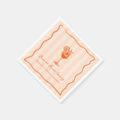 ファーストスプリッツの愛があふれる ブライダルシャワー スタンダードカクテルナプキン (角)