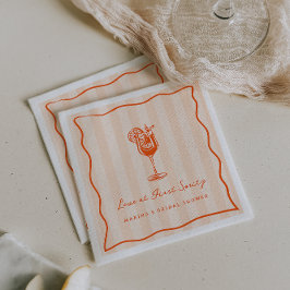 ファーストスプリッツの愛があふれる ブライダルシャワー スタンダードカクテルナプキン