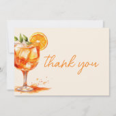 ファーストスプリッツオレンジ ブライダルシャワーの愛 サンキューカード (正面)