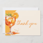 ファーストスプリッツオレンジ ブライダルシャワーの愛 サンキューカード (正面)