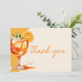 ファーストスプリッツオレンジ ブライダルシャワーの愛 サンキューカード (スタンド正面)