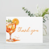 ファーストスプリッツオレンジ ブライダルシャワーの愛 サンキューカード (スタンド正面)