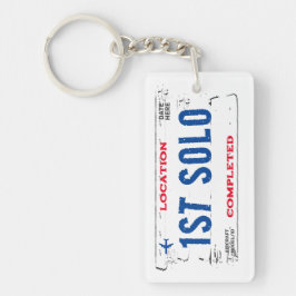 ファーストソロライセンスプレートキーチェーン キーホルダー