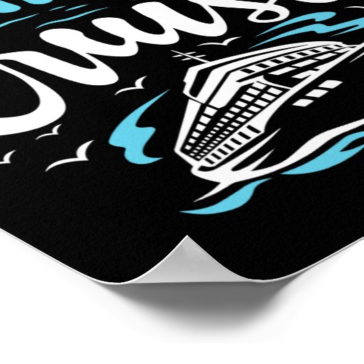 ファーストタイムクルーザーファーストクルーズシップ休暇トリップ ポスター (角)