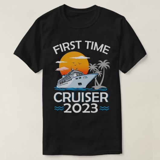 ファーストタイムクルーザー2023 - 1stクルーズバケーションT-Sh Tシャツ (デザイン正面)