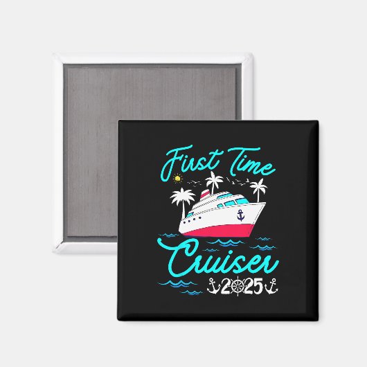 ファーストタイムクルーザー2025第1クルーズバケーションファミリー マグネット (正面/裏面)