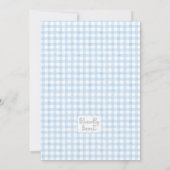 ファーストダウンサッカー誕生日、テールゲートパーティー 招待状 (裏面)