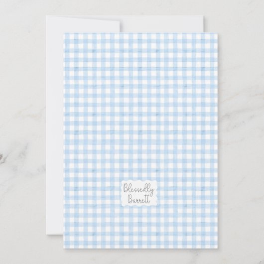 ファーストダウンサッカー誕生日、テールゲートパーティー 招待状 (裏面)