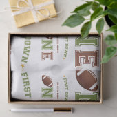 ファーストダウンファースト誕生日フットボール 薄葉紙 (ギフト)