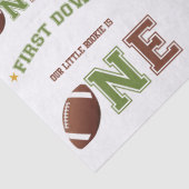 ファーストダウンファースト誕生日フットボール 薄葉紙 (詳細)