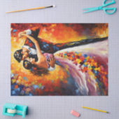 ファーストダンスカップルの切り離し 薄葉紙 (クラフト)