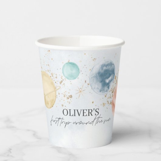 ファーストトのまわりにリップザサン紙パーティーカップ 紙コップ (左)