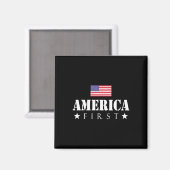 ファーストトランプ2024アメリカ初 マグネット (正面/裏面)