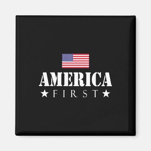 ファーストトランプ2024アメリカ初 マグネット (正面)