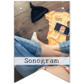 ファーストトリッのまわりにプザサンカスタム1stバースデーボホ バンティングフラッグ (第2の旗)