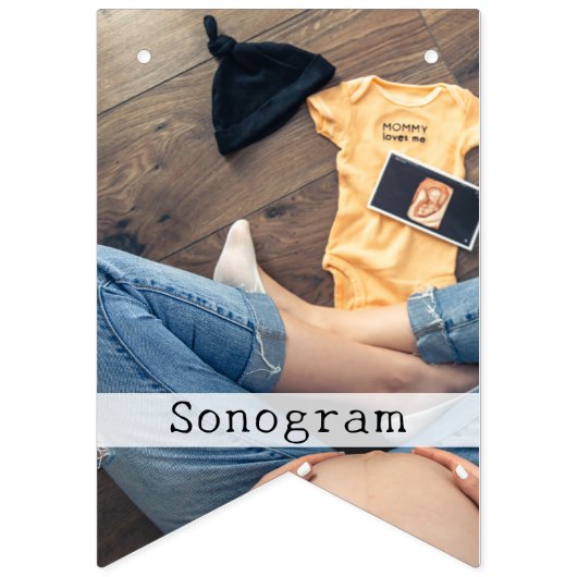 ファーストトリッのまわりにプザサンカスタム1stバースデーボホ バンティングフラッグ (第2の旗)