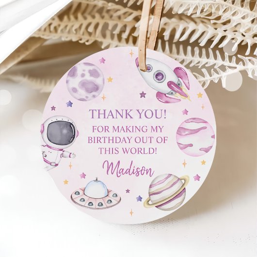 ファーストトリッのまわりにプザサンガール宇宙1st誕生日 フェイバータグ