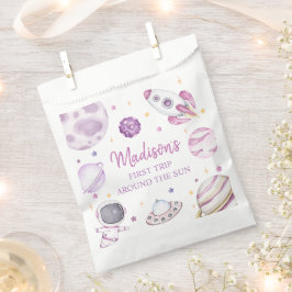 ファーストトリッのまわりにプザサンガール宇宙1st誕生日 フェイバーバッグ