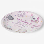 ファーストトリッのまわりにプザサンガール宇宙1st誕生日 ペーパープレート (アングル)