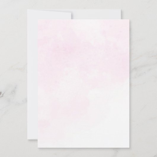 ファーストトリッのまわりにプザサンガール宇宙1st誕生日 招待状 (裏面)