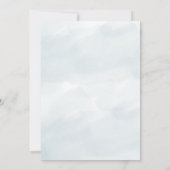 ファーストトリッのまわりにプザサンファースト誕生日招待状 招待状 (裏面)