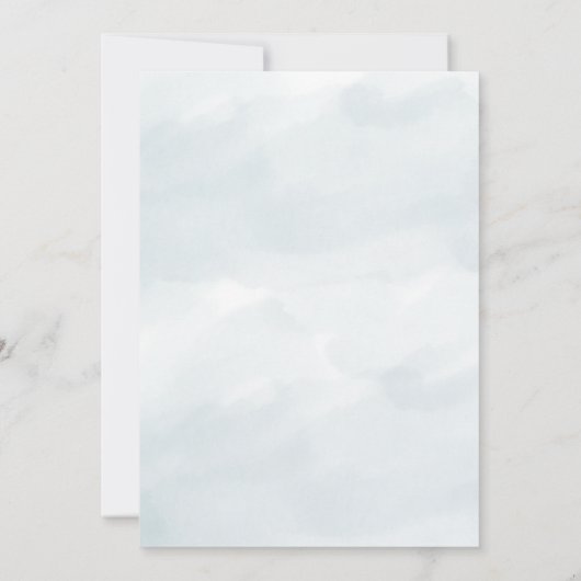 ファーストトリッのまわりにプザサンファースト誕生日招待状 招待状 (裏面)