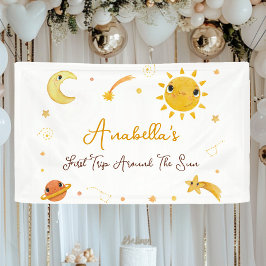 ファーストトリップのまわりにサン誕生日バナー 横断幕