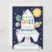 ファーストトリップのまわりにザサンアウタスペース招待状 招待状 (正面)