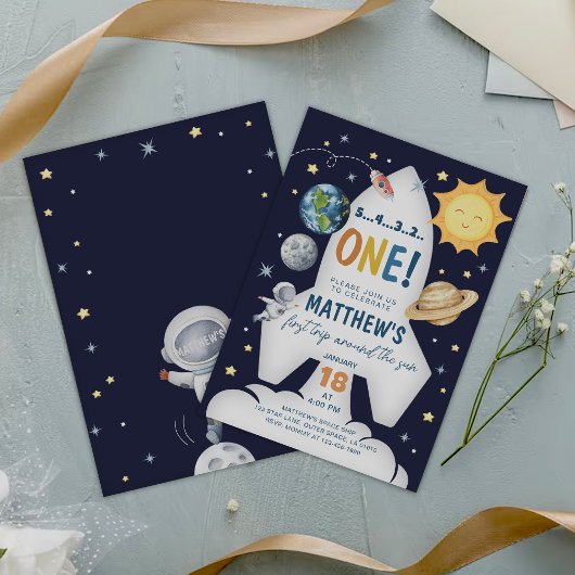 ファーストトリップのまわりにザサンアウタスペース招待状 招待状