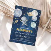 ファーストトリップのまわりにザサンアウタスペース誕生日 招待状