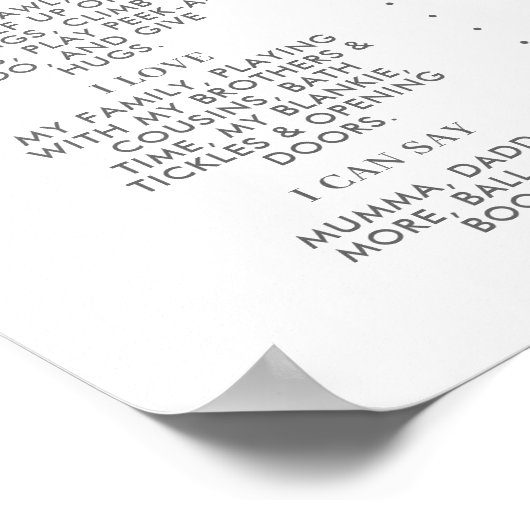 ファーストトリップのまわりにザサンガールズ誕生日マイルストーン ポスター (角)