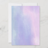 ファーストトリップのまわりにザサンガール誕生日 招待状 (裏面)