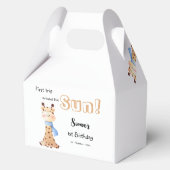 ファーストトリップのまわりにザサンキュートキリン誕生日 フェイバーボックス (正面)