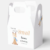 ファーストトリップのまわりにザサンキュートキリン誕生日 フェイバーボックス (見開き)