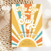 ファーストトリップのまわりにザサンサンシャインファースト誕生日 招待状