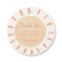 ファーストトリップのまわりにザサンパーティーフェイスラベル