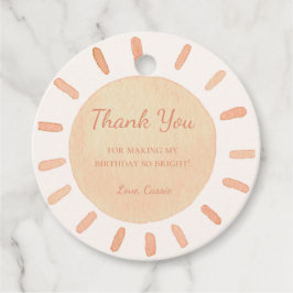 ファーストトリップのまわりにザサンパーティーフェイスラベル フェイバータグ