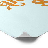 ファーストトリップのまわりにザサンファースト誕生日カスタム ポスター (角)