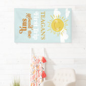 ファーストトリップのまわりにザサンファースト誕生日カスタム 横断幕 (インサイチュ)